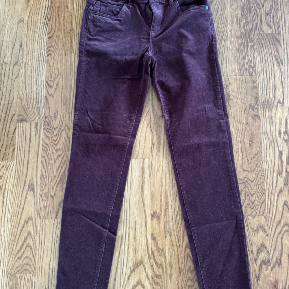 Perfect for fall and the holidays! Cranberry cords.